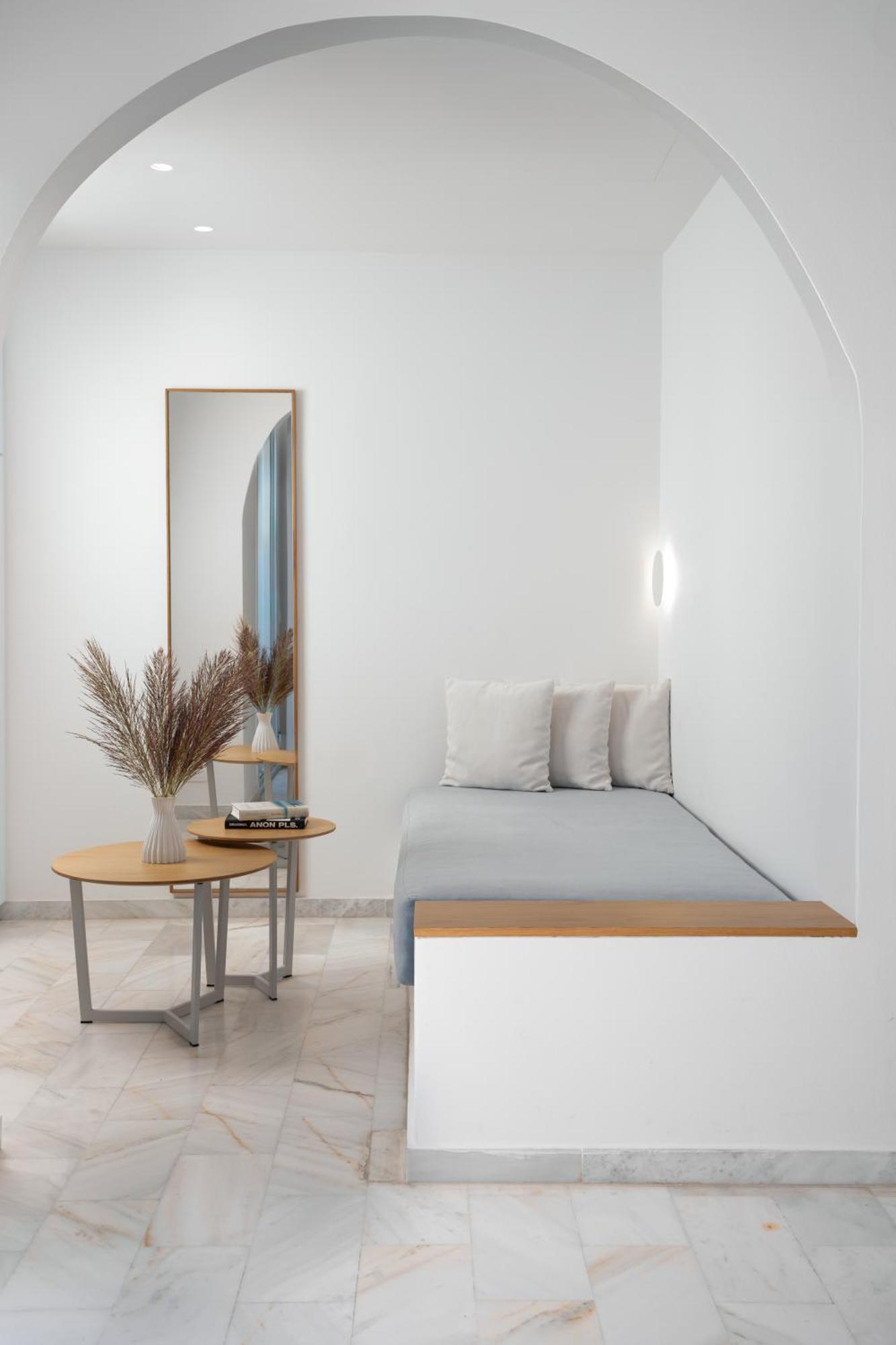 Santorini Kastelli Resort Kamari  Exterior photo A bedroom at the hotel